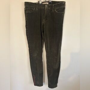 Banana Republic Heritage Olive Corduroy Trousers size 26